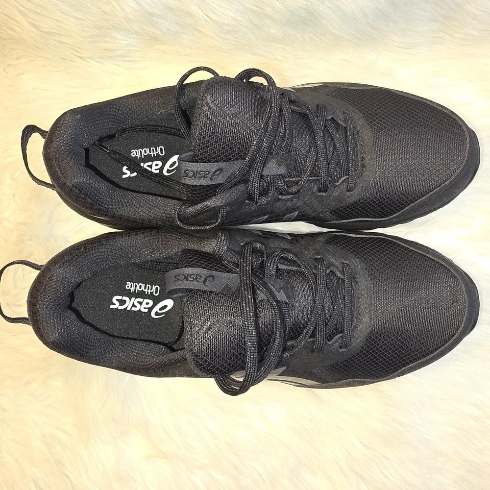 Trail Running Shoes ASICS Gel-Venture 10 Wide Black Graphite Women 9.5 1012B761